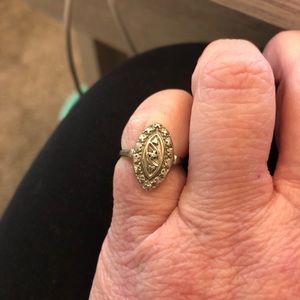 Vintage White Gold and Diamond ring